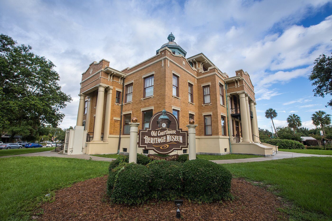 The 1912 Old Citrus County Courthouse Heritage Museum in downtown Inverness.